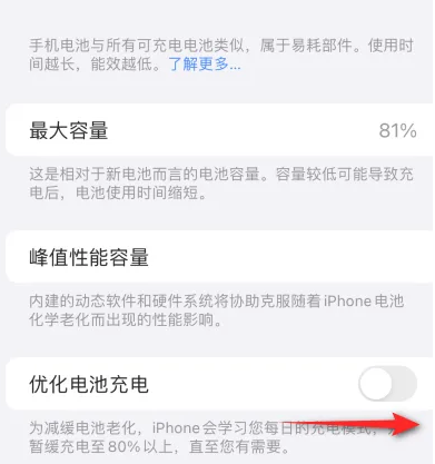 晋江苹果15维修分享iPhone15充电到80%就充不进电了怎么办 