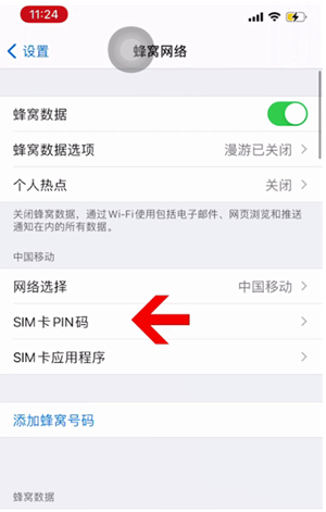 晋江苹果14维修网分享如何给iPhone14的SIM卡设置密码 