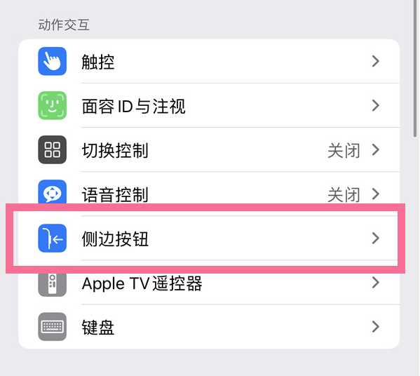 晋江苹果14维修店分享iPhone14 Plus侧键双击下载功能关闭方法 