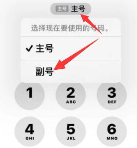 晋江苹果14维修店分享iPhone 14 Pro Max使用副卡打电话的方法 